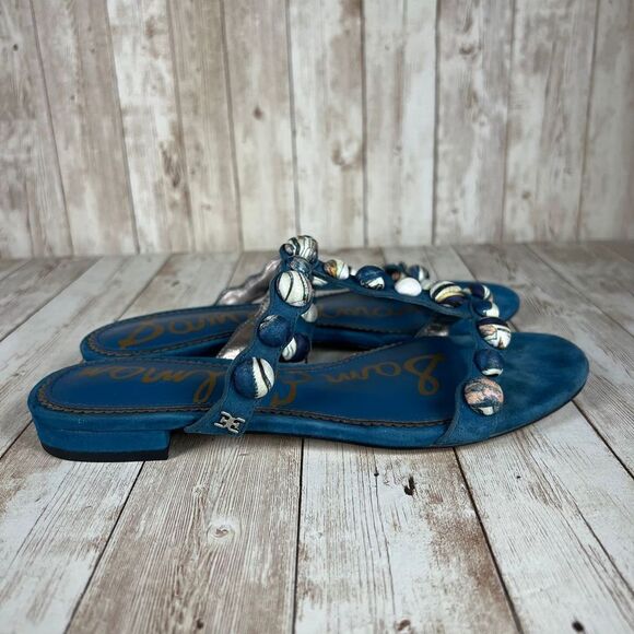 Sam Edelman tova blue‎ sandals - Womens 7 - Picture 1 of 8